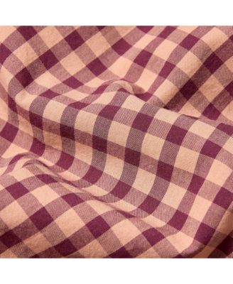 Small Gingham Check Flat Sheet, Twin