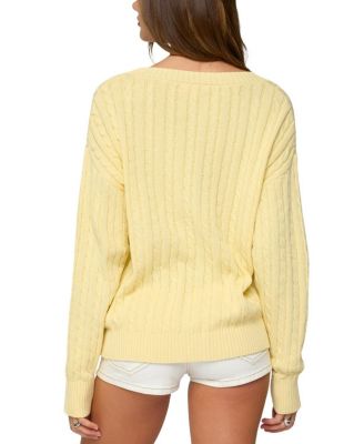 Francine Oversized V Neck Cardigan