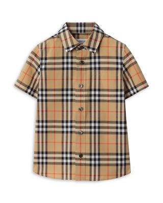 Boys' Owen Check Cotton Shirt - Little Kid, Big Kid