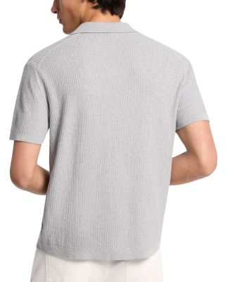 Textured Sweater Polo Shirt