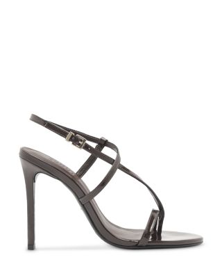 Women's Azure Leather High Heel Sandals