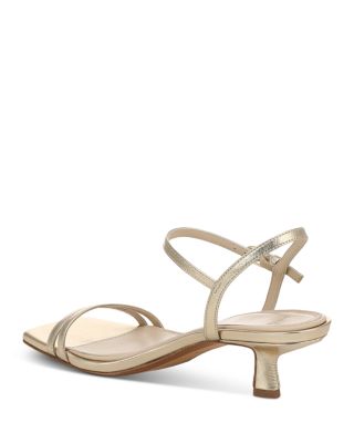 Women's Tilda Leather Kitten Heel Sandals