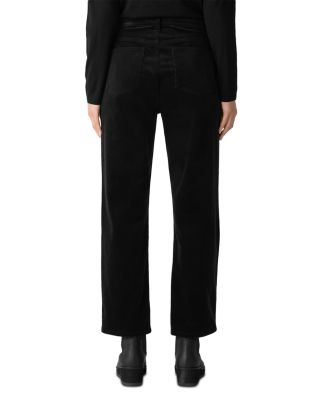 High Waisted Straight Ankle Jeans in Biscuit