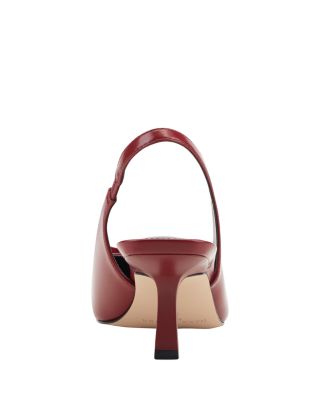 Women's Gretel Leather Slingback Pumps