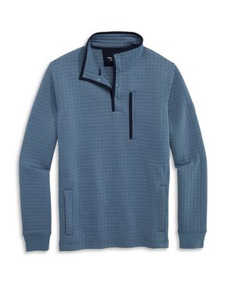 Quilted Navigator Quarter Snap Sweatshirt