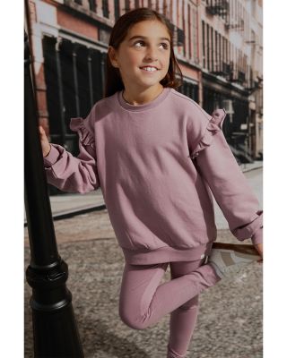 Girls' Long Sleeved Sweatshirt & Leggings Set - Little Kid