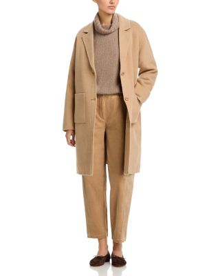 Notch Collar Wool Coat