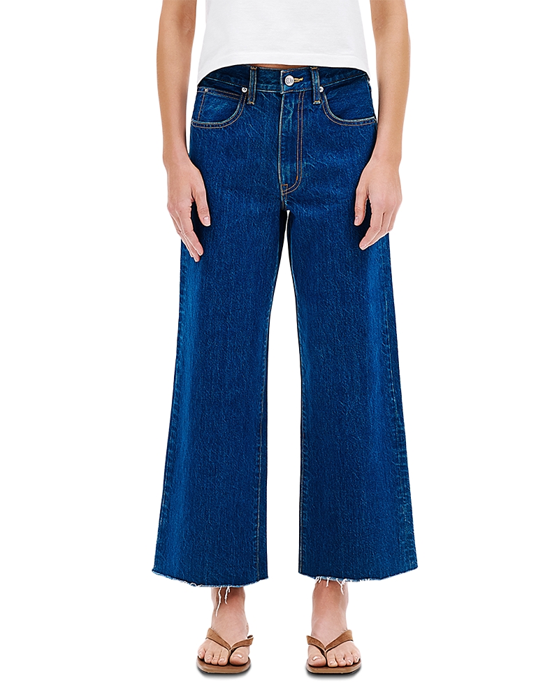 Slvrlake Grace Crop High Rise Wide Leg Jeans