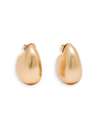 Calla Curve Scoop Stud Earrings