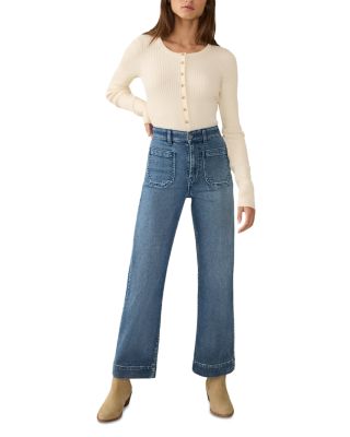 Stretch Terry Patch Pocket Ankle Pants