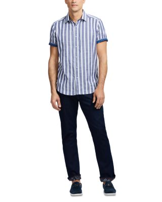 Preston Stripe Short Sleeve Woven Shirt