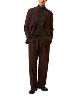 Curtis Embroidered Knitted Stand Neck Jumper Sweater