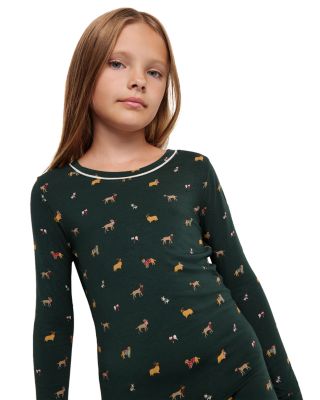 Unisex Printed Long Sleeve PJ Set - Little Kid, Big Kid