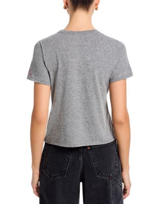 Crystal Amour Heart Shrunken Tee