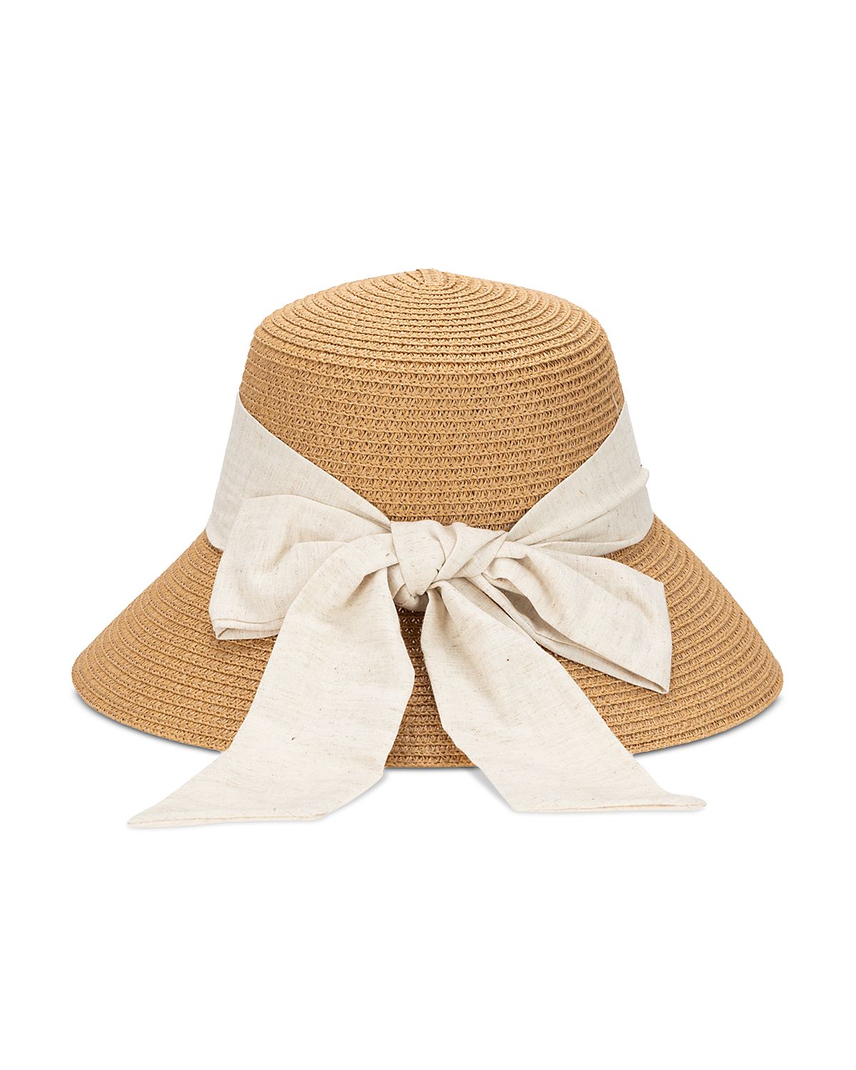 San Diego Hat Company Scarf & Bow Straw Hat