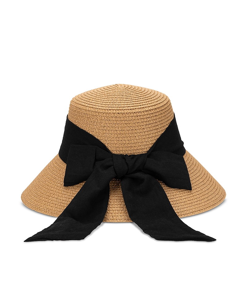 San Diego Hat Company Scarf & Bow Straw Hat