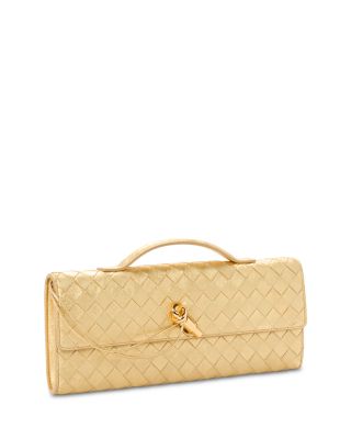 Andiamo Intrecciato Leather Clutch 