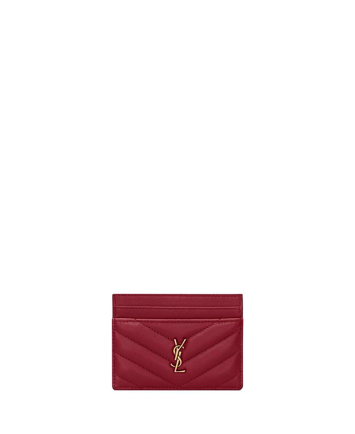 Saint Laurent Cassandre Matelasse Card Case