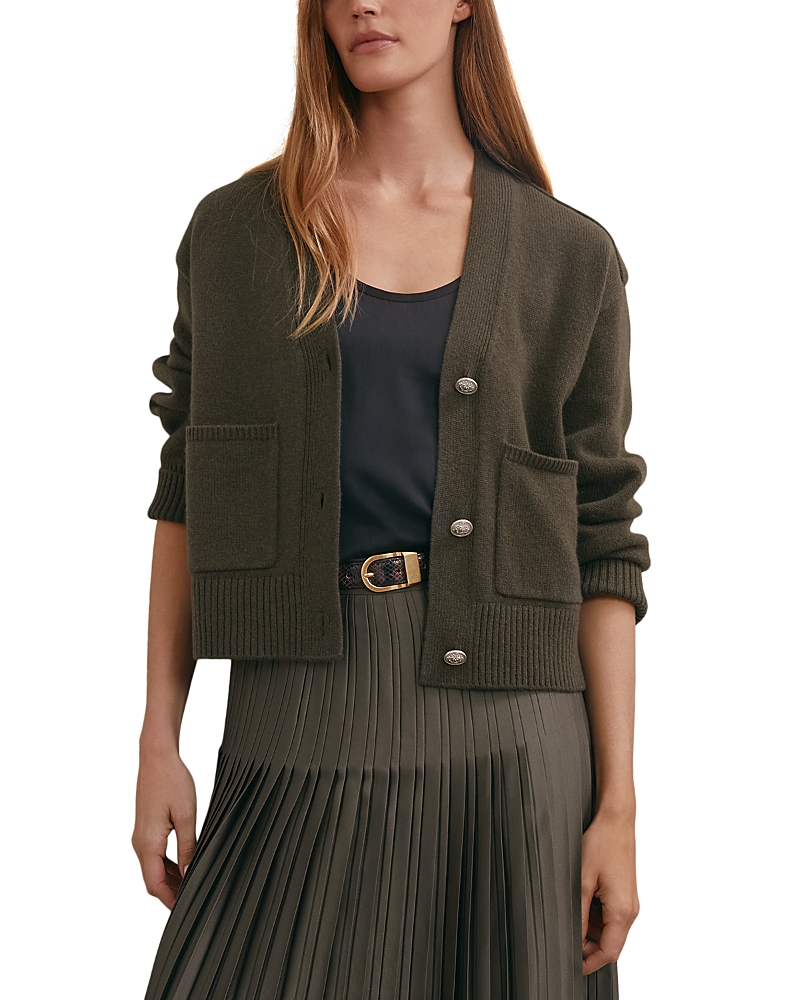Reiss Maya Wool Button Detail Cardigan
