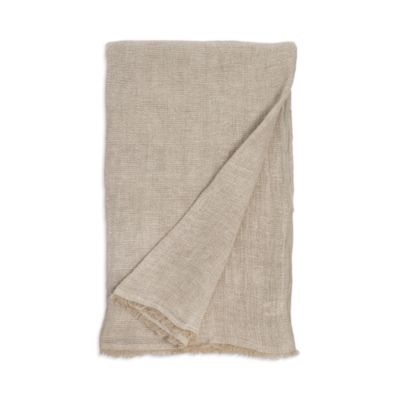 River Oversized Linen Throw Blanket