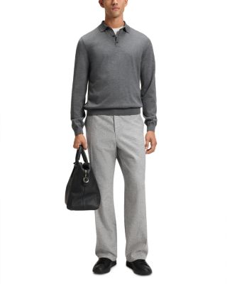 Lancione Long Sleeve Polo Shirt