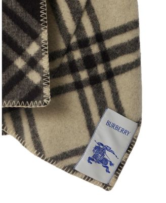  Reversible Check Wool Cape