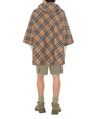  Packaway Check Twill Cape