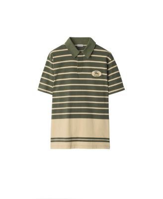  Striped Cotton Polo Shirt