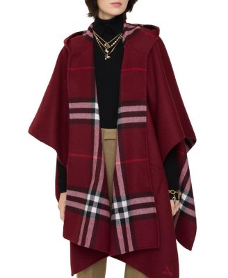  Cashmere Hooded Cape