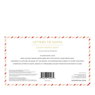 Letters 2 Santa 2 Piece Candy Bento Box