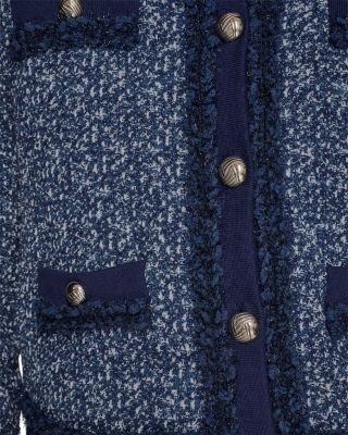 Ruffle Trim Cardigan