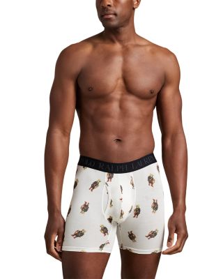 Patterned Logo Boxer Briefs Gift Set, 3 Pack