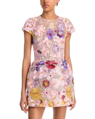 Jasmine Cap Sleeve Mini Dress