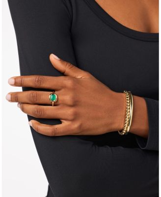 Statement Ring Clara Ring Green Onyx