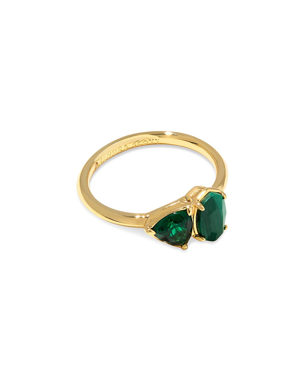Kendra Scott Malachite & Nano Gem Tatum Ring