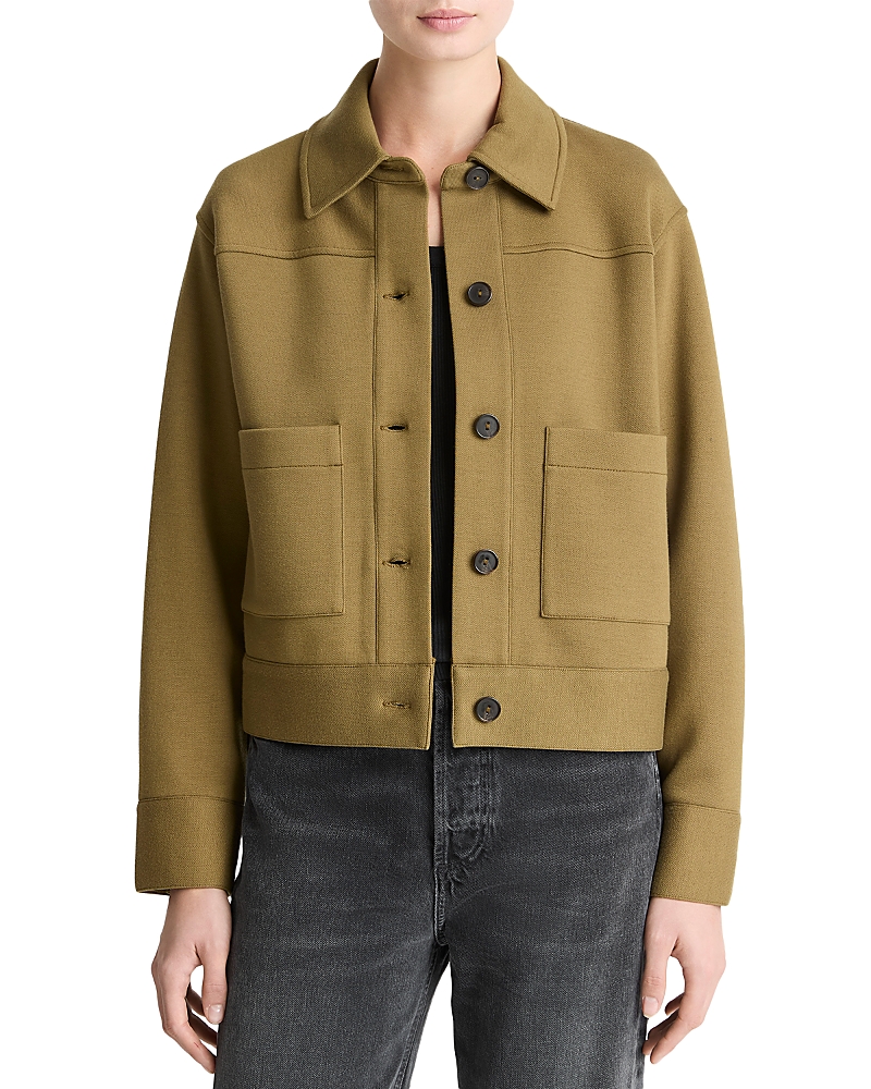 Vince Cropped Patch Pocket Jacket