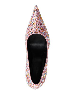 Women's Embellished Pointed Pumps