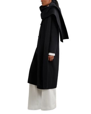 Petite Long Scarf Coat