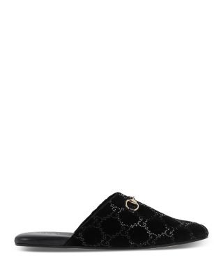 Women's GG Crystal Horsebit Mules