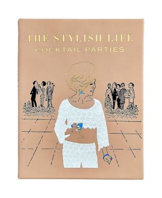  The Stylish Life: Cocktail Parties Leather Bound Book