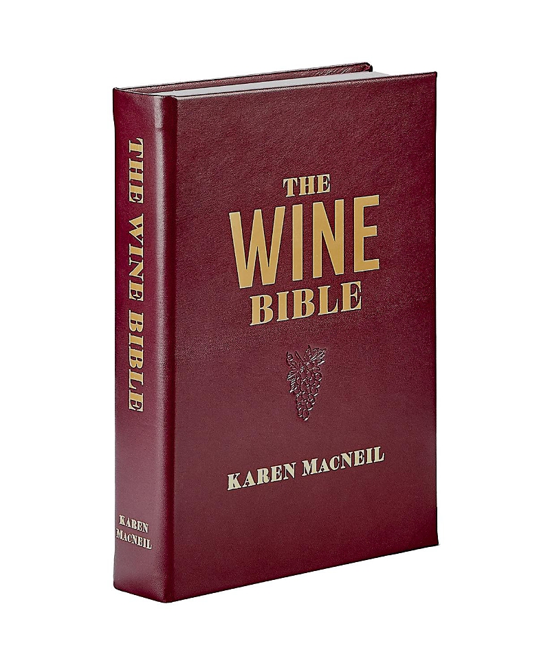Graphic Image The Wine Bible Leather Bound Book In Burgundy