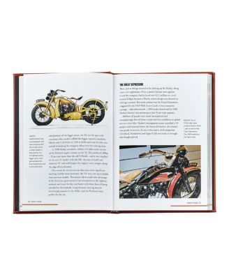 The Story of Harley Davidson Leather Bound Book