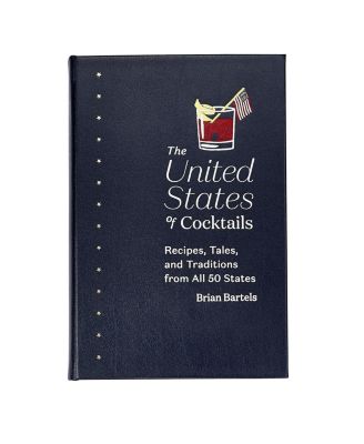  The United States of Cocktails Leather Bound Book