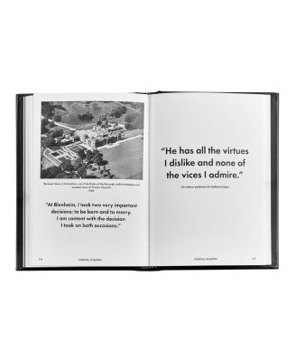 Churchill Wit and Wisdom Leather Bound Book