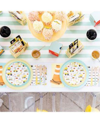  Under Construction Traffic Cone Petite Paper Napkins, Set of 16