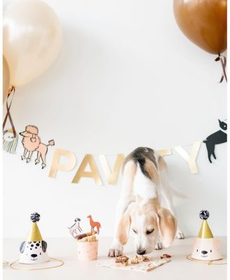 Bow Wow Puppy Dog Birthday Party Hats, Set of 8, 2 of Each Style Per Pack