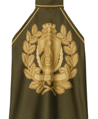  B Crest Silk Scarf Top