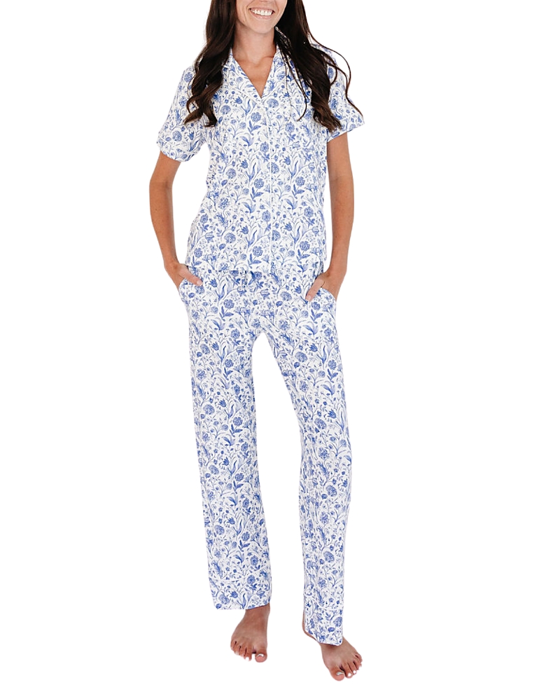 Motette Porcelain Vine Bamboo Pajama Set