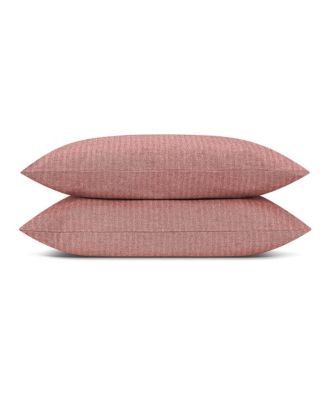 Herringbone Brushed Cotton Pillowcase Pair, King
