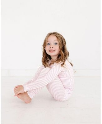  Girls' Ballet Stripe Pajama Set - Baby, Little Kid